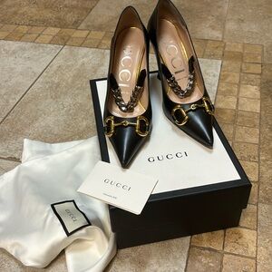 Gucci Horsebit Chain pump